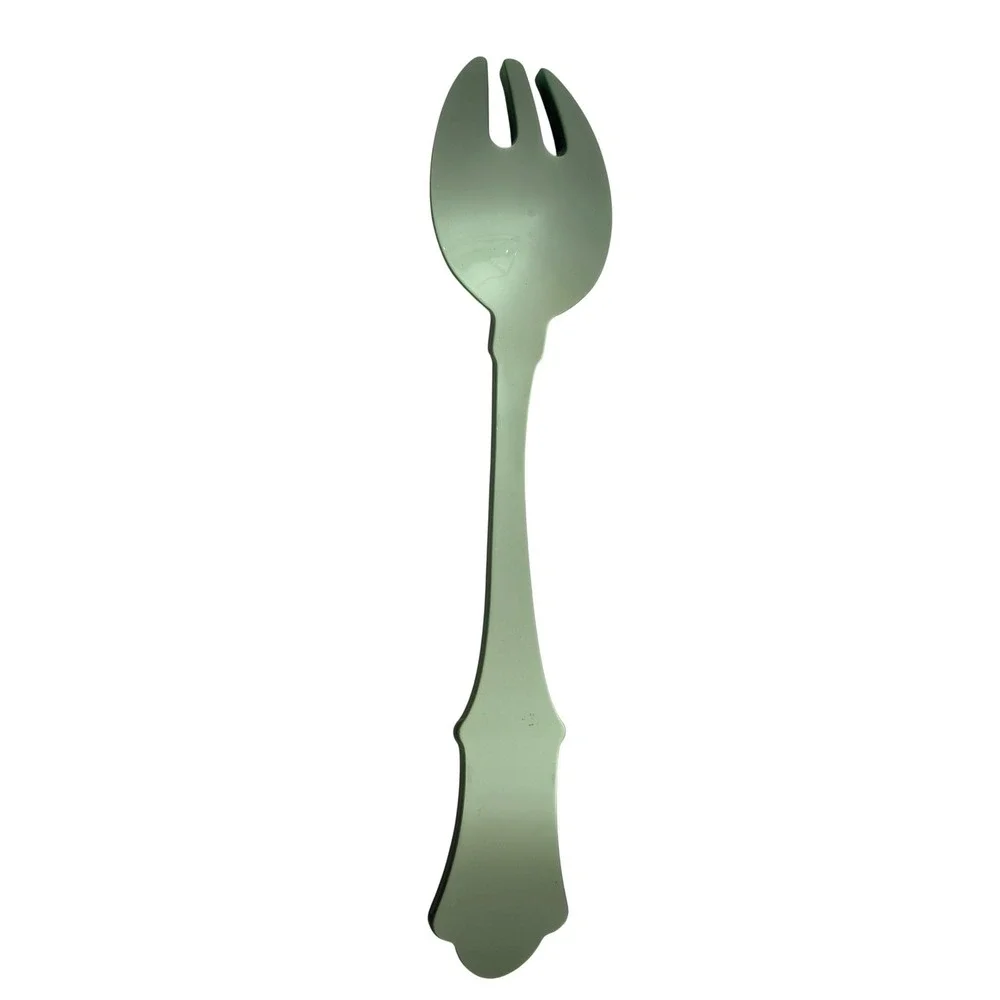 Sabre‎ Paris Honorine Salad Servers Fork & Spoon 2 Piece Garden Green Acrylic